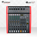 MIX-6FT Professional Passive Mixer – 6 Channel Audio Console with DSP Effects & USB Player | SOUNDTRACK USA